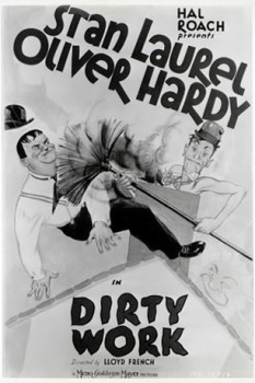 poster Dick & Doof - als Schornsteinfeger