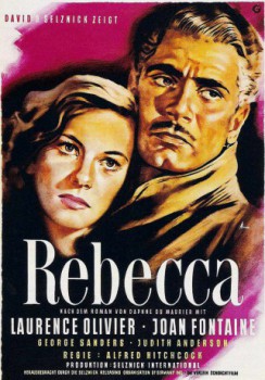 poster Alfred Hitchcock - Rebecca