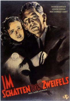 poster Alfred Hitchcock - Im Schatten des Zweifels