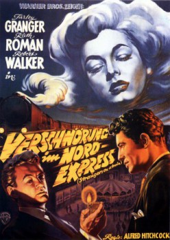 poster Alfred Hitchcock - Der Fremde im Zug