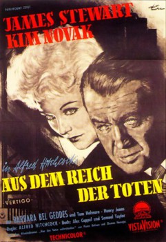 poster Alfred Hitchcock - Vertigo - Aus dem Reich der Toten