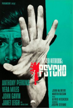 poster Alfred Hitchcock - Psycho