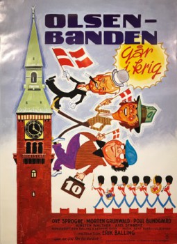 poster Die Olsenbande - steigt aufs Dach