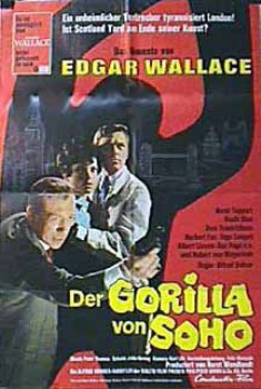 poster Edgar Wallace - Der Gorilla von Soho