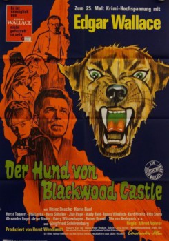 poster Edgar Wallace - Der Hund von Blackwood Castle