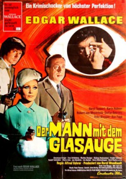 poster Edgar Wallace - Der Mann mit dem Glasauge