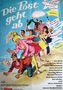 poster Heinz Erhardt - Die Post geht ab