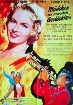 poster Heinz Erhardt - Mädchen mit schwachem Gedächtnis