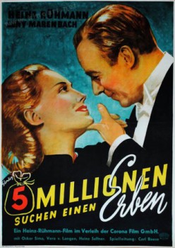 poster Heinz Rühmann - 5 Millionen suchen einen Erben
