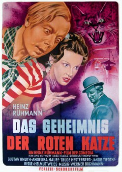 poster Heinz Rühmann - Das Geheimnis der roten Katze