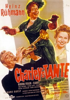 poster Heinz Rühmann - Charleys Tante