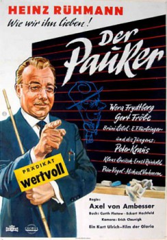 poster Heinz Rühmann - Der Pauker