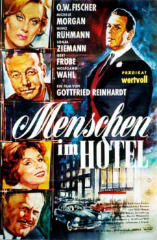 poster Heinz Rühmann - Menschen im Hotel