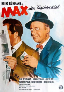 poster Heinz Rühmann - Max, der Taschendieb
