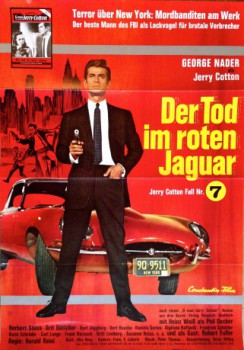 poster Jerry Cotton - Der Tod im roten Jaguar