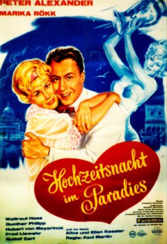 poster Peter Alexander - Hochzeitsnacht im Paradies