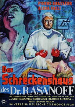 poster Augen ohne Gesicht - Das Schreckenshaus des Dr. Rasanoff