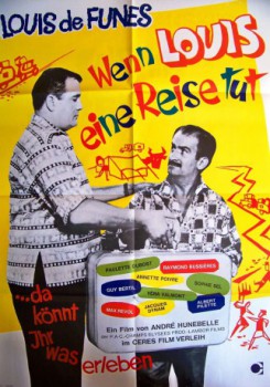 poster Louis de Funes - Wenn Louis eine Reise tut