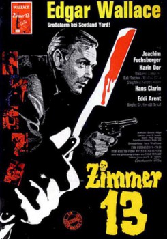 poster Edgar Wallace - Zimmer 13