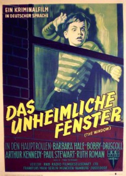 poster Das unheimliche Fenster