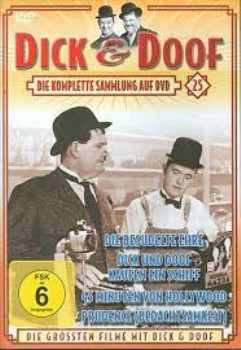 poster Dick & Doof - gehen vor Anker