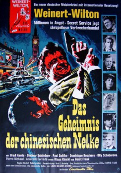 poster Edgar Wallace - Das Geheimnis der chinesischen Nelke