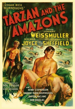 poster Tarzan und die Amazonen