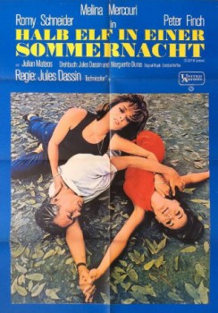 poster Romy Schneider - Halb elf in einer Sommernacht