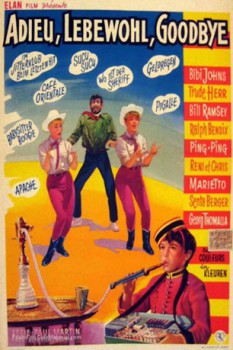 poster Adieu, Lebewohl, Goodbye