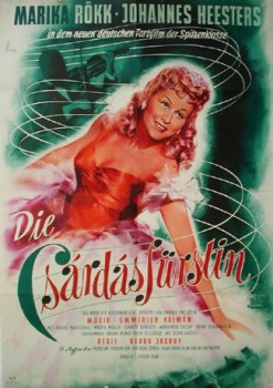 poster Die Csardasfürstin