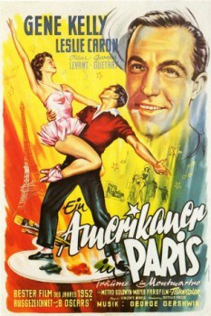 poster Ein Amerikaner in Paris