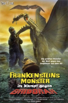 poster Godzilla - Frankensteins Monster im Kampf gegen Ghidorah
