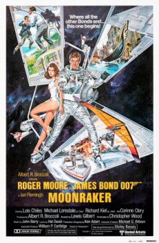 poster James Bond 007 - Moonraker - Streng geheim