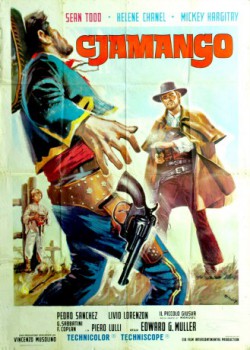 poster Django - Kreuze im blutigen Sand