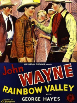 poster John Wayne - Im Tal des Regenbogens