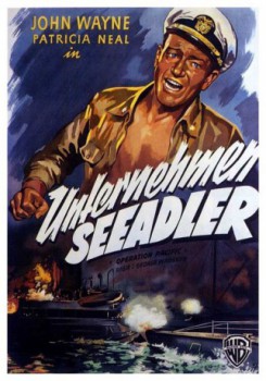 poster John Wayne - Unternehmen Seeadler