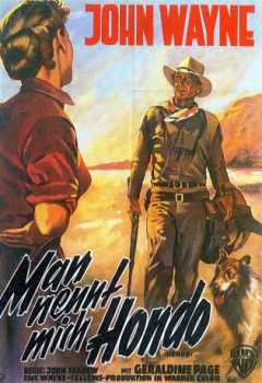 poster John Wayne - Man nennt mich Hondo