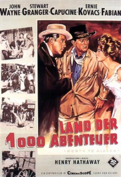 poster John Wayne - Land der tausend Abenteuer