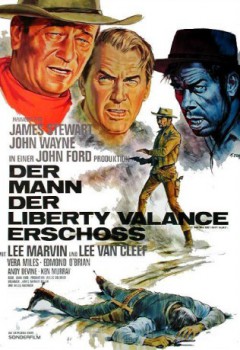 poster John Wayne - Der Mann, der Liberty Valance erschoß