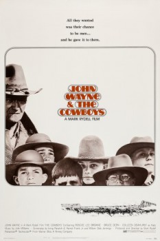poster John Wayne - Die Cowboys