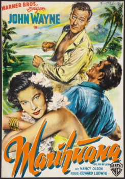 poster John Wayne - Marihuana